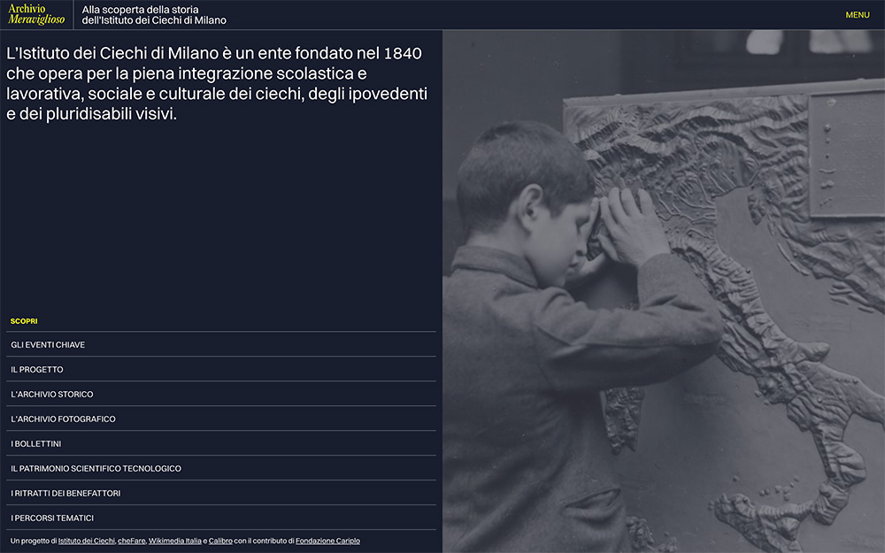 preview of Archivio Meraviglioso project